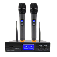 Mikrofon Drahtloses UHF-System Zweikanal-Handheld