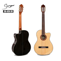 Klassische Gitarre CG-420 mit C-förmigem Hals und Fichtendecke aus Palisander