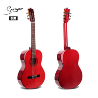 Hochglänzende Flamencogitarre OEM 39-Zoll-Klassikgitarre