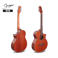FN-25 Akustikgitarre aus Sapeli-Holz im Cutaway-Design