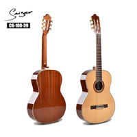 CG-100 Intermediate African Sapele Glossy Full Size Konzertgitarre 