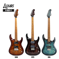 Luxarx Korpus aus massivem Erle, HH Alnico, 5 Tonabnehmer, SG-Stil, 6-saitige Gitarre, E-Gitarre
