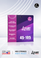 LX10 Luxars Markenhersteller Bulk Großhandelspreis Stahlkern NICKEL gewickelte Saiten für 4/5/6 Saiten E-Bass