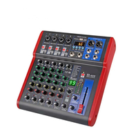 Mixer Audio 6 8-Kanal-Digital-Mixing-DJ-Controller Powered Audio Mixer