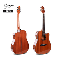 GN-25 Akustikgitarre aus Sapeli-Holz, 41-Zoll-D-Korpus-Design