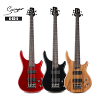 G-B3-5 Mahagoni-Bassgitarre, elektrisch, 5 Saiten