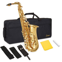 Professionelles Alt-Eb-Sax-Saxophon mit Goldlackierung 